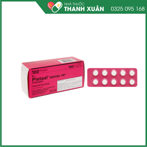 Pletaal Tablets 100mg trị thiếu máu cục bộ